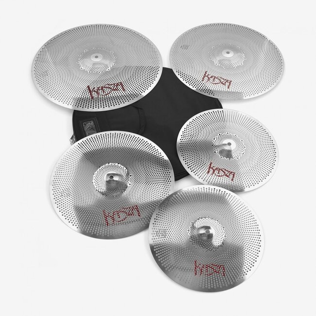 Kasza - QOTS2468 - Low Volume Cymbal Set, 14" HH, 16" CR, 18" CR & 20" RD w/ Bag