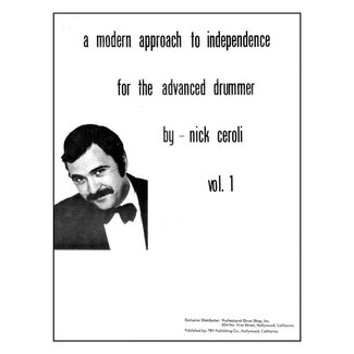 TRY Publishing A Modern Approach To Independence For The Advanced Drummer Volume 1 - by Nick Ceroli - TRY1013