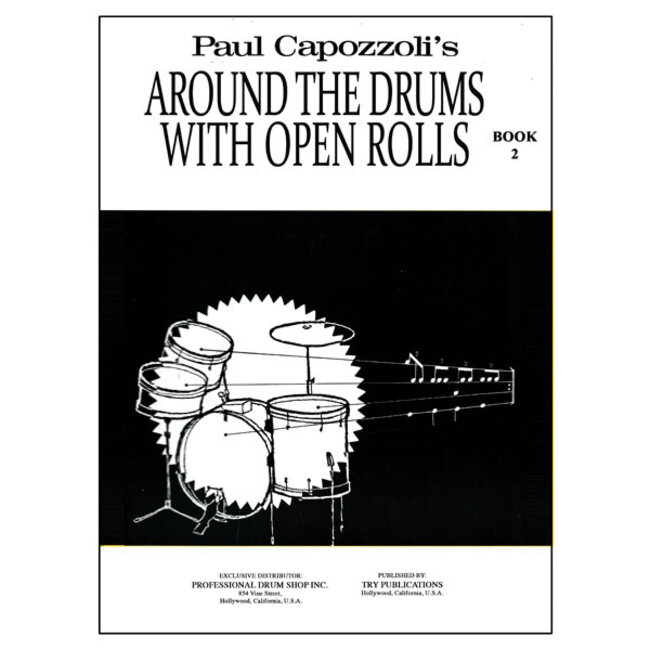 Around The Drums With Open Rolls Book 2 - by Paul Capozzoli - TRY1139