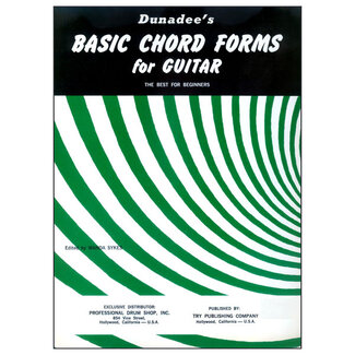 TRY Publishing Basic Chord Forms For Guitar - by Bill Dunadee - TRY1027