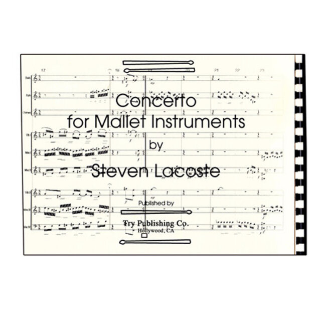 Concerto For Mallets - by Steve LaCoste - TRY1050