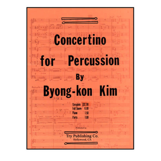 Concerto For Percussion - by Dr Byong-Kon Kim - TRY1047