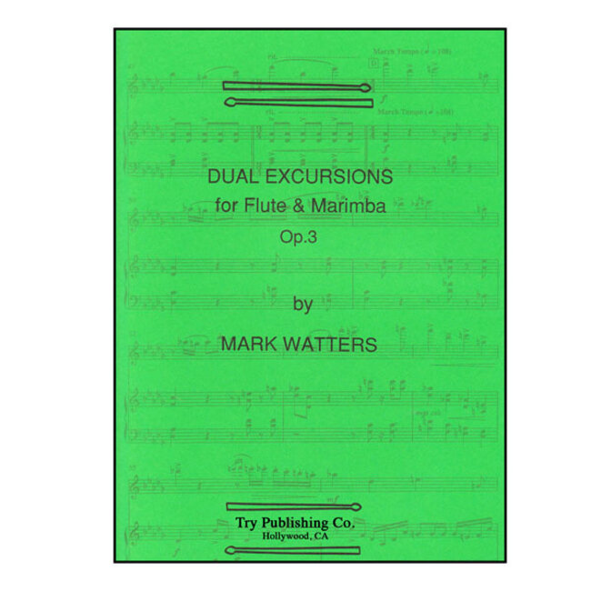 Dual Excursions For Flute And Marimba - by Mark Watters - TRY1111