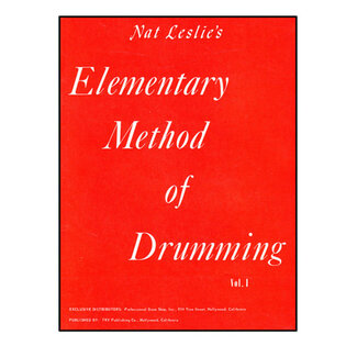TRY Publishing Elementary Method of Drumming - by Nat Leslie - TRY1121