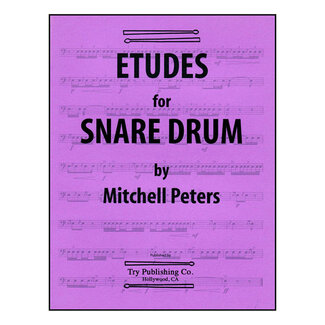 TRY Publishing Etudes For Snare Drum - by Mitchell Peters - TRY1070