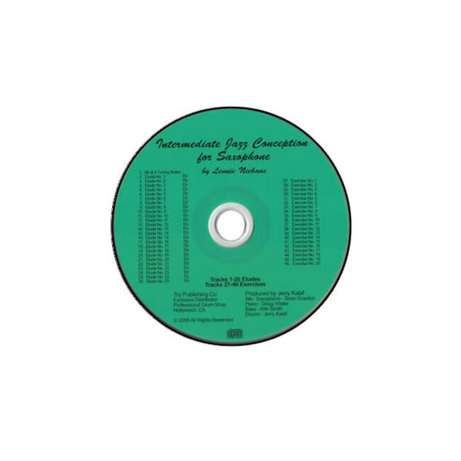 TRY Publishing Intermediate Jazz Conception For Saxophone CD only