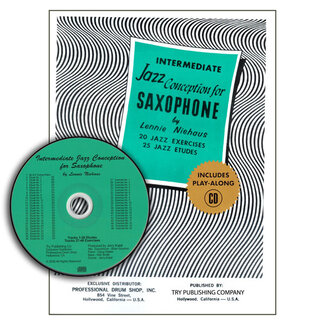 TRY Publishing Intermediate Jazz Conception For Saxophone w/cd - by Lennie Niehaus - TRY1059