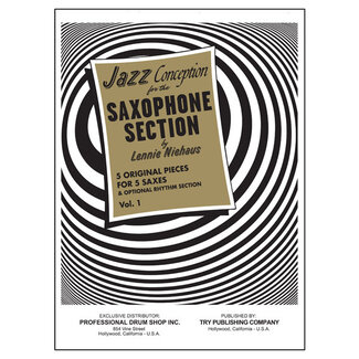 TRY Publishing Jazz Conception For The Saxophone Section Volume 1 - by Lennie Niehaus - TRY1129