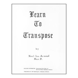 TRY Publishing Learn To Transpose - by Noel Leo Arnaud - TRY1003