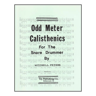 TRY Publishing Odd Meter Calisthenics For The Snare Drummer - by Mitchell Peters - TRY1068