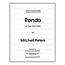 Rondo   - by Mitchell Peters - TRY1090