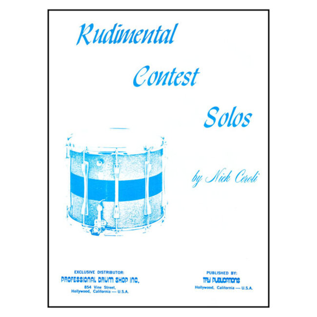 Rudimental Contest Solos - by Nick Ceroli - TRY1015