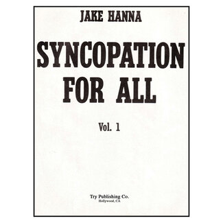 TRY Publishing Syncopation For All - by Jake Hanna - TRY1044