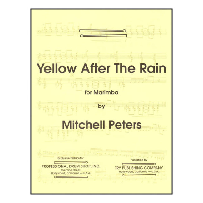 Yellow After The Rain - by Mitchell Peters - TRY1082
