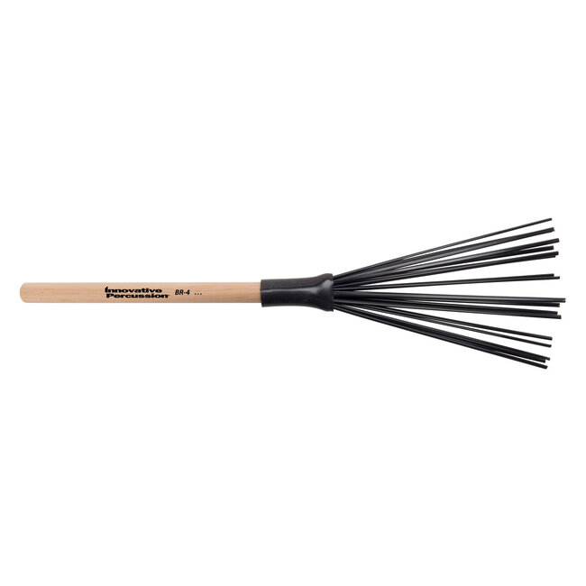 Innovative Percussion - BR-4 - Wood Handle Synthetic Brushes - Heavy