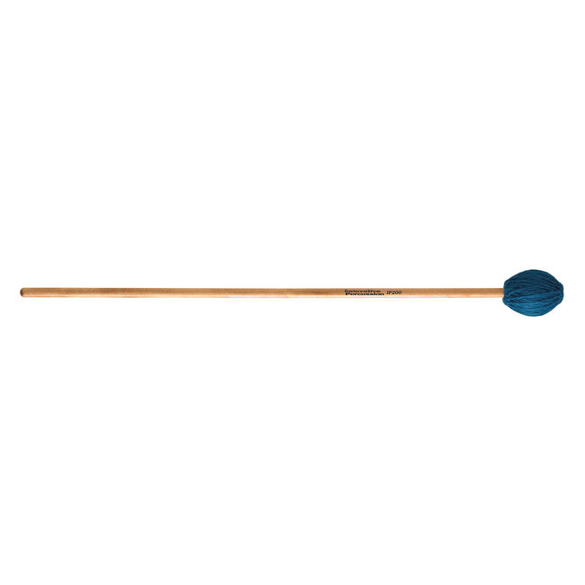 Innovative Percussion - IP200 - Medium Soft Marimba Mallets - Teal Yarn - Birch