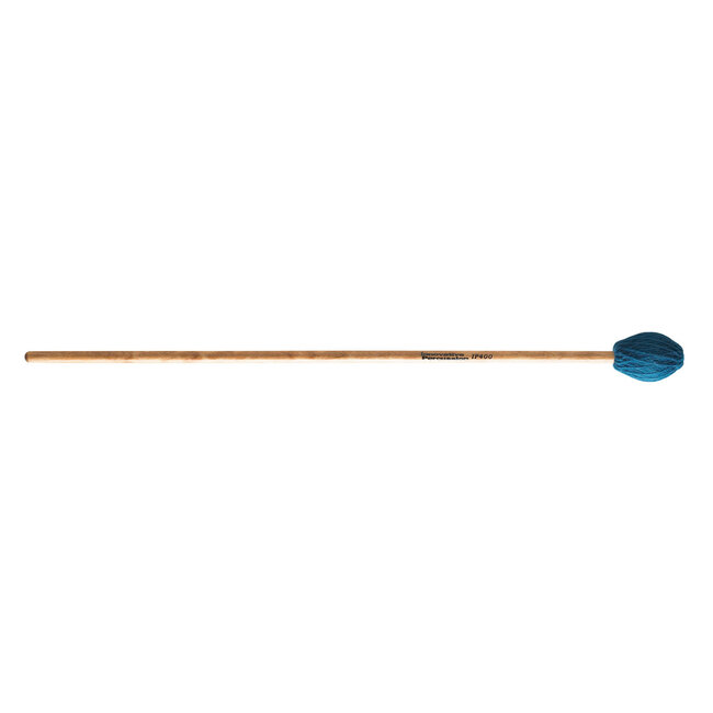 Innovative Percussion - IP400 - Hard Marimba Mallets - Teal Yarn - Birch