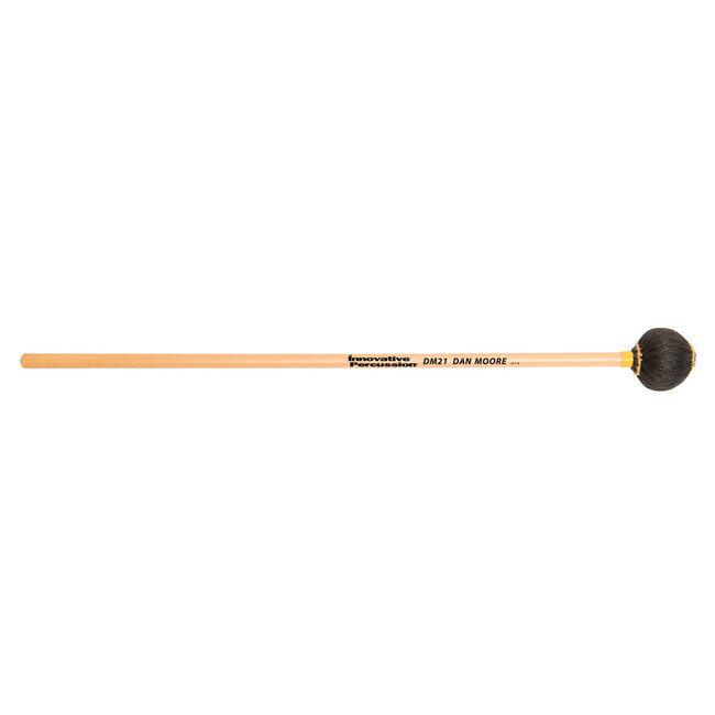 Innovative Percussion - DM21 - Dan Moore / Medium Vibraphone / Marimba Mallets - Black Cord - Rattan