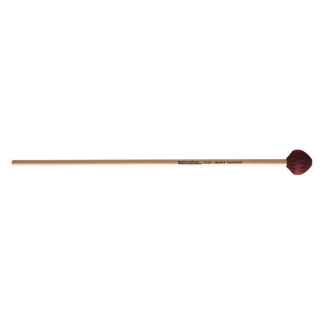 Innovative Percussion - JT23 - Jerry Tachoir / Medium Vibraphone Mallets - Maroon Cord - Rattan