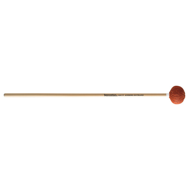Innovative Percussion - AA15 - Soft Vibraphone / Marimba Mallets - Orange Cord - Rattan