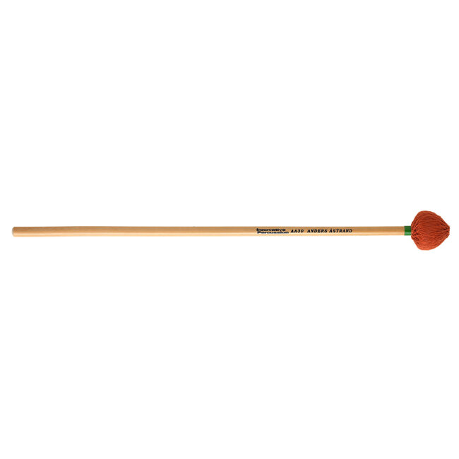 Innovative Percussion - AA30 - Hard Vibraphone / Marimba Mallets - Orange Cord - Rattan