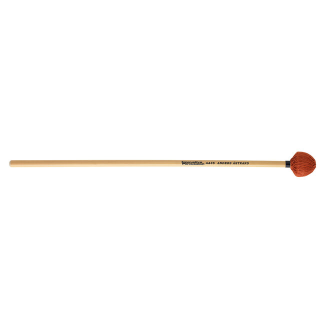 Innovative Percussion - AA35 - Wrapped Xylophone Mallets - Orange Cord - Rattan
