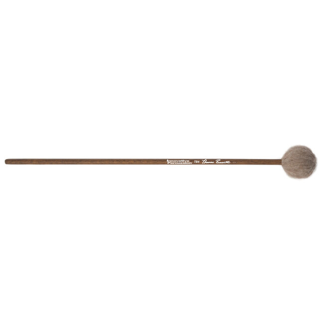 Innovative Percussion - TB4 - Medium Hard Marimba Mallets - Mocha Yarn - Walnut Stained Birch