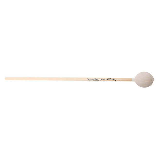 Innovative Percussion - PIUS6 - Very Hard Marimba Mallets - White Yarn - Rattan