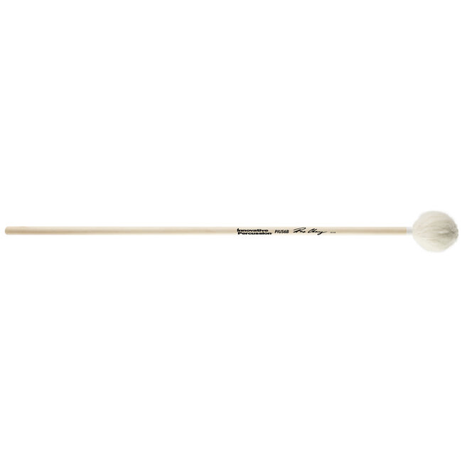 Innovative Percussion - PIUS6B - Very Hard Marimba Mallets - White Yarn - Birch