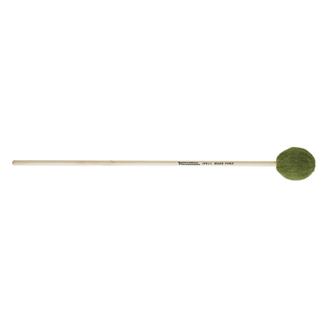 Innovative Percussion - IP811 - Strong Legato Soft Marimba Mallets - Green Yarn - Birch
