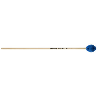 Innovative Percussion Innovative Percussion - WU6C - Very Hard Concerto Marimba Mallets - Electric Blue Bamboo Cord - Birch