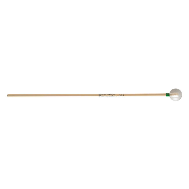 Innovative Percussion - OS7 - Very Bright Glockenspiel Mallets - 7/8" Clear / Green Tape - Rattan
