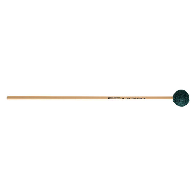 Innovative Percussion - IP1005 - Indoor/Outdoor - Medium Vibraphone Mallets - Green Cord - Rattan