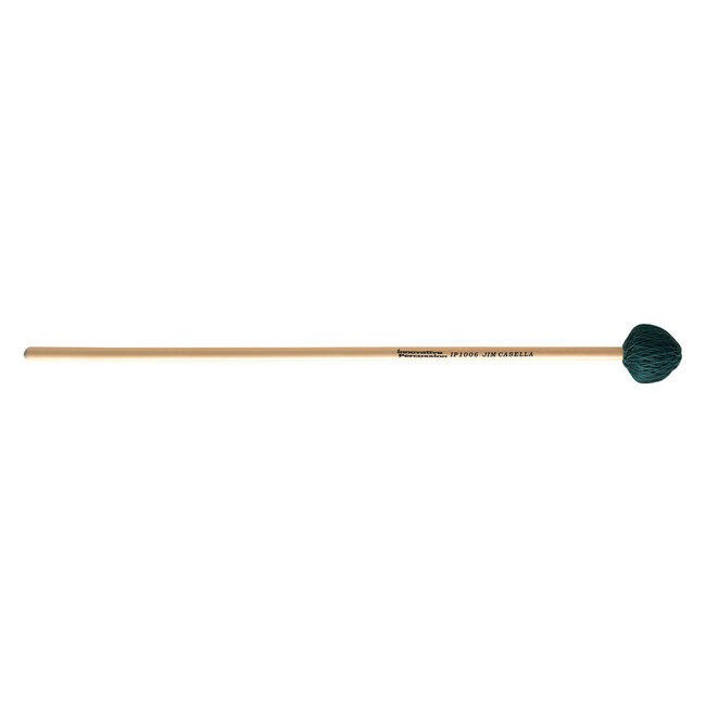 Innovative Percussion - IP1006 - Indoor/Outdoor - Hard Vibraphone Mallets - Green Cord - Rattan