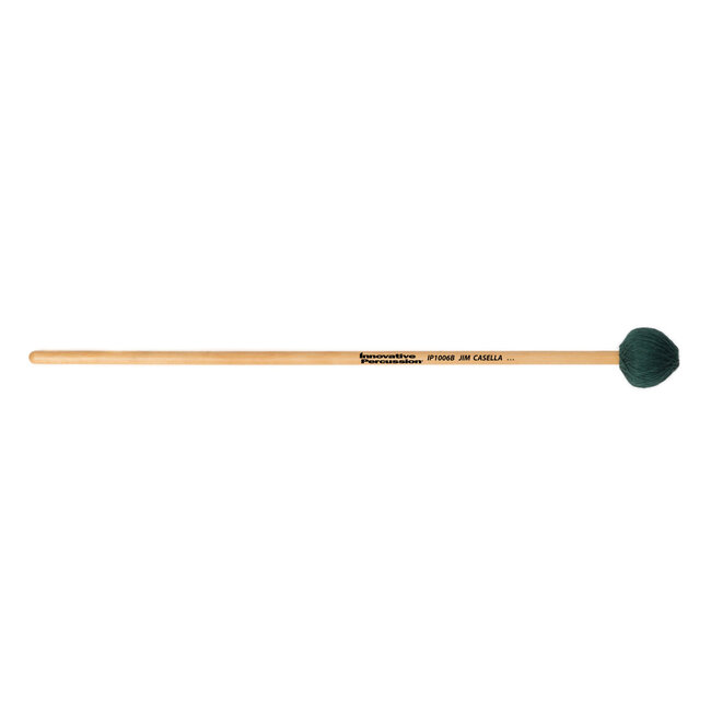 Innovative Percussion - IP1006B - Indoor/Outdoor - Hard Vibraphone Mallets - Green Cord - Birch