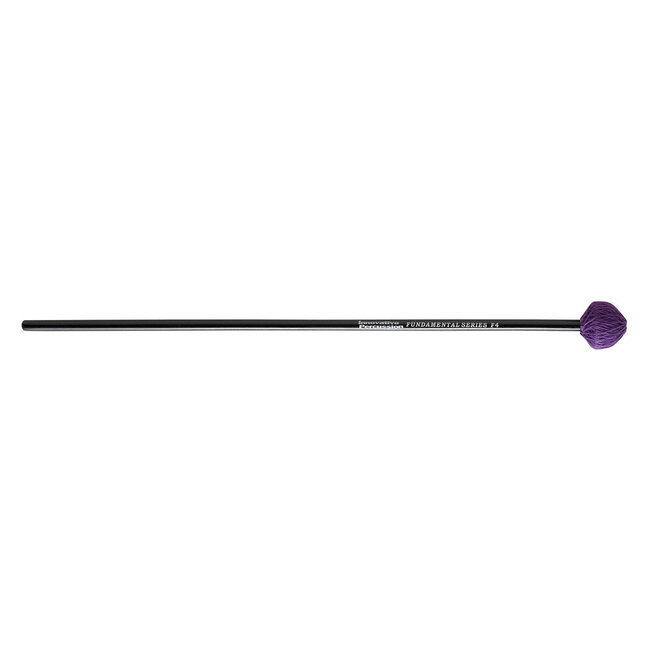 Innovative Percussion - F4 - Hard Vibraphone Mallets - Purple Cord - Birch