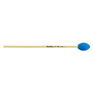 Innovative Percussion Innovative Percussion - WU1R - Soft Marimba Mallets - Electric Blue Yarn - Rattan (Discontinued)