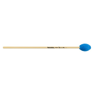 Innovative Percussion Innovative Percussion - WU2R - Medium Soft Marimba Mallets - Electric Blue Yarn - Rattan (Discontinued)