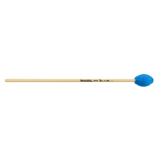 Innovative Percussion Innovative Percussion - WU3R - Medium Marimba Mallets - Electric Blue Yarn - Rattan (Discontinued)