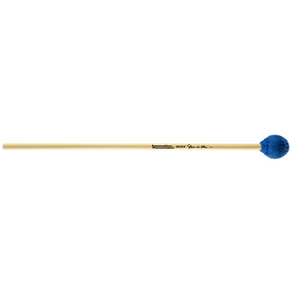 Innovative Percussion Innovative Percussion - WU5CR - Hard Concerto Marimba Mallets - Electric Blue Bamboo Cord - Rattan (Discontinued)
