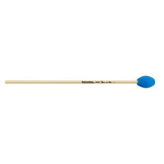 Innovative Percussion Innovative Percussion - WU6R - Very Hard Marimba Mallets - Electric Blue Yarn - Rattan (Discontinued)