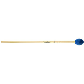Innovative Percussion Innovative Percussion - WU6CR - Very Hard Concerto Marimba Mallets - Electric Blue Bamboo Cord - Rattan (Discontinued)