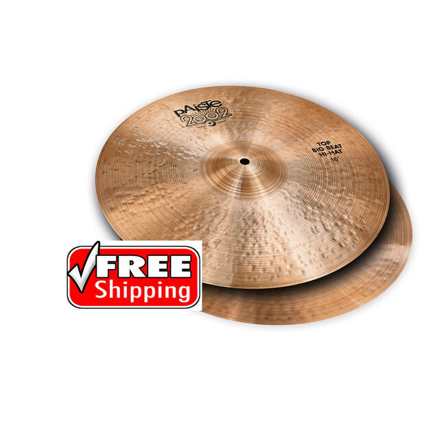 Paiste - 1064016 - 16" 2002 Big Beat Hi-Hat