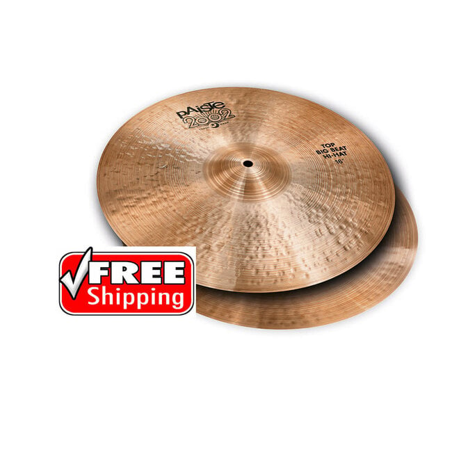 Paiste - 1064116 - 16" 2002 Big Beat Hi-Hat Top