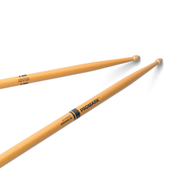 ProMark - R2BAGC - Rebound 2B ActiveGrip Clear Hickory Drumstick, Acorn Wood Tip