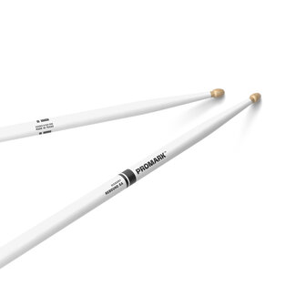 ProMark ProMark - RBH565AW-WHITE - Rebound 5A Painted White Hickory Drumstick, Acorn Wood Tip