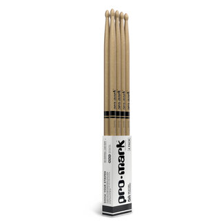 ProMark ProMark - TX5AW-4P - Classic Forward 5A Hickory Drumsticks, Oval Wood Tip, 4-Pack