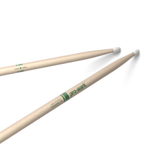 ProMark ProMark - TXR2BN - Classic Forward 2B Raw Hickory Drumstick, Oval Nylon Tip