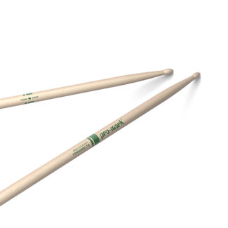 ProMark ProMark - TXR7AW - Classic Forward 7A Raw Hickory Drumstick, Oval Wood Tip