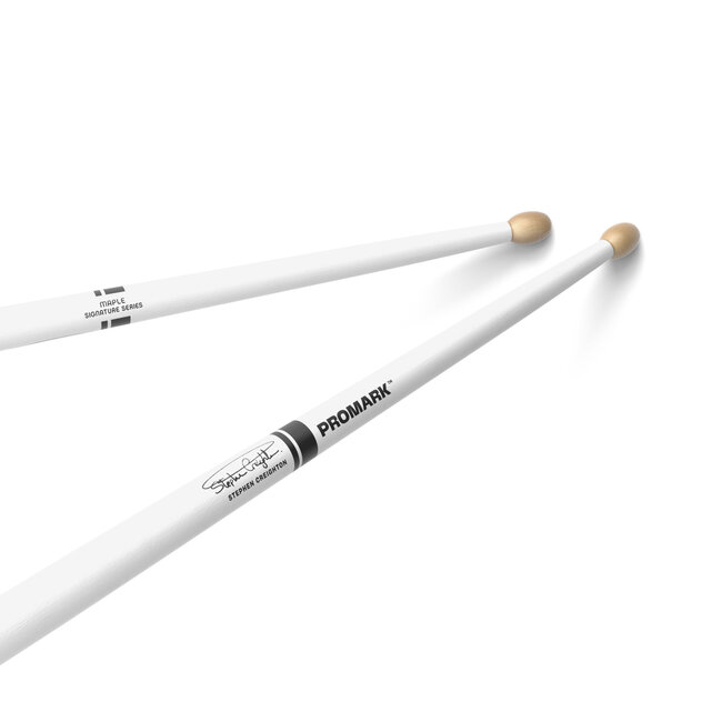 ProMark - PBSC-WHT - Stephen Creighton Pipe Band White Maple Drumstick, Wood Tip